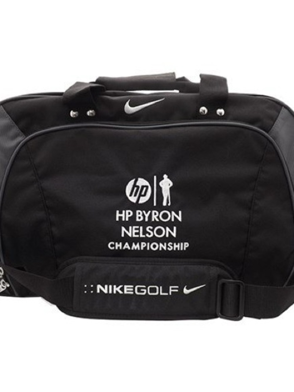 Nike Black Duffel Bag with HP Byron Nelson Championship Logo